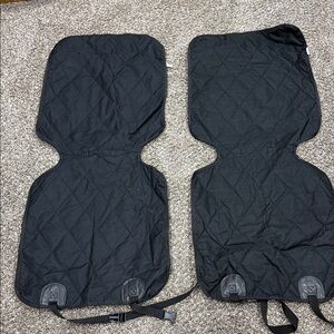 Black Quilted Car Seat Covers